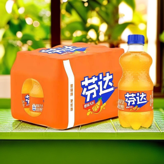 可口可乐 8瓶橙味芬达300ML小瓶装网红饮料经典好喝清爽LYB