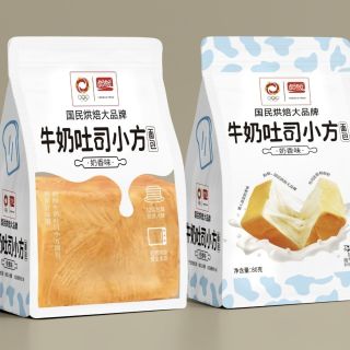 盼盼 牛奶吐司营养面包80g早餐牛乳奶香充饥零食蛋糕点心代餐食品