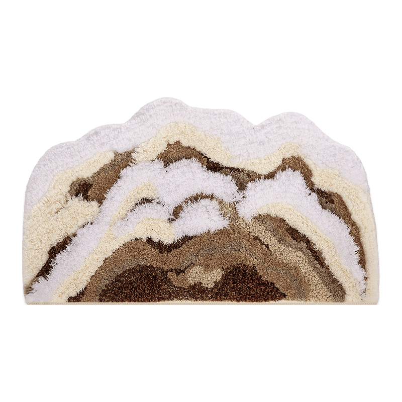 闪垫 毛绒 卧室床边 地毯