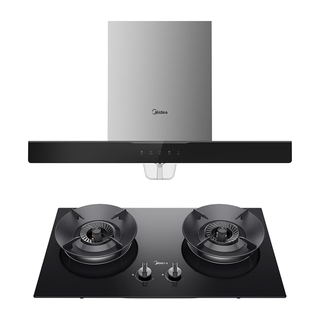 美的 T33A+A5 自清洗 5.2kW猛火 烟灶套装 天然气