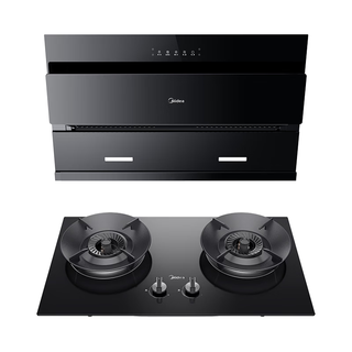美的 J25S PRO+A3 自动清洗 液化气 烟灶套装