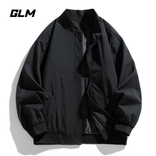 GLM 潮牌春季飞行服夹克男女同款棒球领秋冬情侣休闲潮流加棉外套