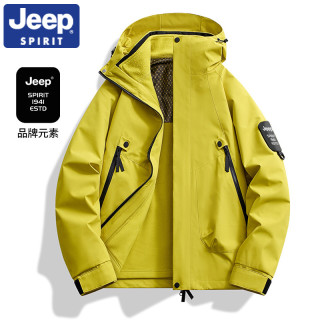 JEEP SPIRIT JEEPSPIRIT吉普冲锋衣男女同款秋冬季三合一外套户外休闲情侣夹克
