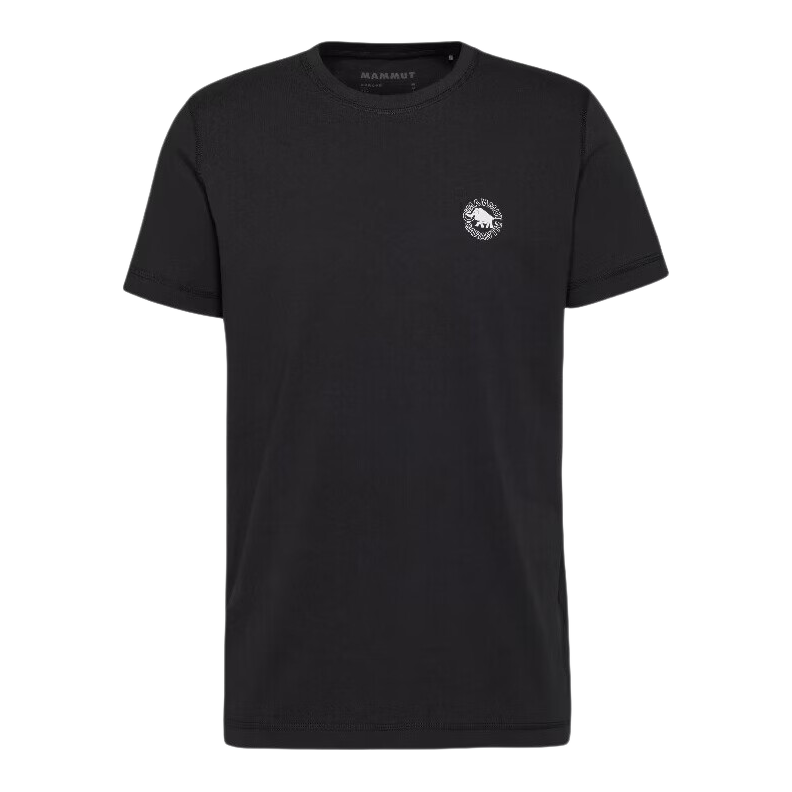 MAMMUT猛犸象 Core Garantie Logowear 字母圆领短袖T恤 黑色 L