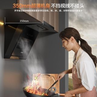 海尔 CXW-219-C31 26m³/min风量 顶侧双吸 单烟机