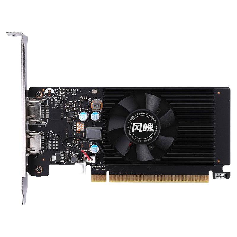 风魄 GT1010-LP-2G-D5 双HDMI接口 2GB GDDR5 显卡