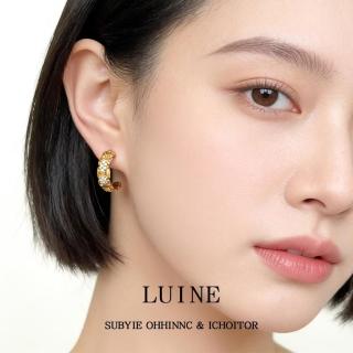 半日逅屿 时尚高级感原创简约轻奢优雅风通勤几何锆石银针耳饰耳环饰品 7438原创版权锆石耳环