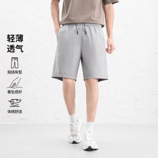 GXG 休闲轻薄透气宽松直筒男式五分短裤