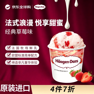 哈根达斯 经典草莓味冰淇淋 473ml
