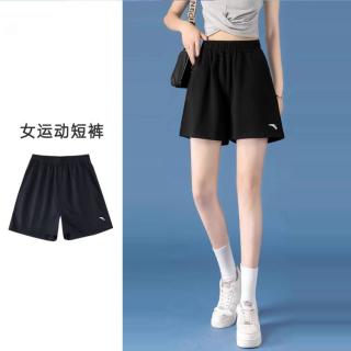 安踏 女夏季休闲运动裤健身宽松中裤跑步三分裤子简约透气