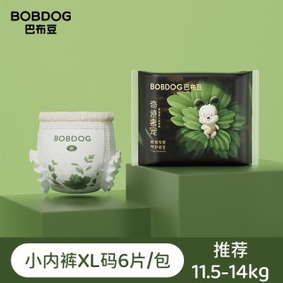 88VIP：巴布豆 奇迹奢宠拉拉裤6片试用装3包
