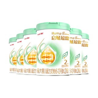 惠氏 启赋蕴霖2段较大婴儿配方奶粉 800g*6罐