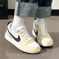 NIKE 女鞋板鞋 2026新款夏季COURT学生运动鞋大童鞋 蜜酪漫流-121 38.5