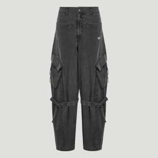 adidas 滔搏丨adidas阿迪达斯三叶草女子潮流工装风运动休闲长裤LF2322