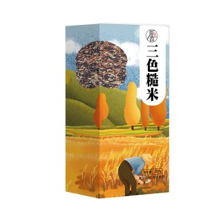 原态禾香 新米 三色糙米  盒装 500g 500g