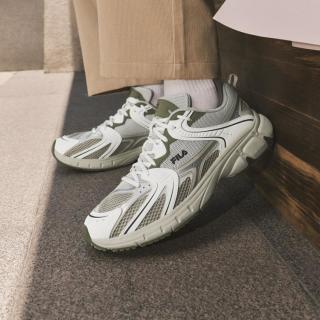 FILA 男鞋运动休闲鞋男士时尚舒适低帮轻便复古跑步鞋