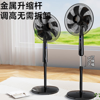钻石牌 DFS-ZFR07 直流变频纯铜电机 智能语音遥控 落地扇