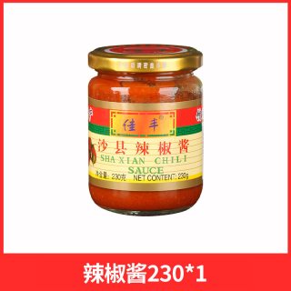 佳丰 沙县辣椒酱230g拌面下饭菜蒜蓉辣酱特产福建小吃配料