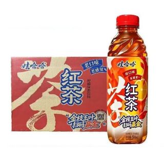 百亿补贴：娃哈哈 红茶500ml*15瓶整箱批发多省包邮