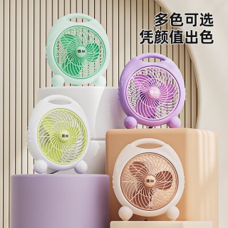 骆驼电风扇家用台式转页扇办公室台扇鸿运扇床上小风扇学生宿舍