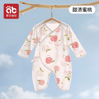 爱贝迪拉 婴儿衣服断码春夏薄款宝宝新生四季纯棉空调服男女孩连体衣