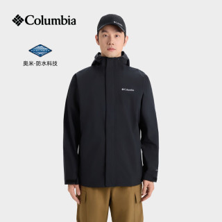 Columbia 2026秋冬新品户外男子防水防风保暖单层休闲冲锋衣夹克外套