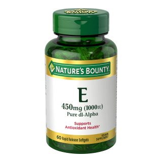 Nature's Bounty 维生素E软胶囊 1000IU 抗氧化 增强免疫 60粒