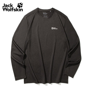 Jack Wolfskin THERMAL长袖速干T恤男秋季新款吸湿快干5029092 泥棕色/D0108 XL