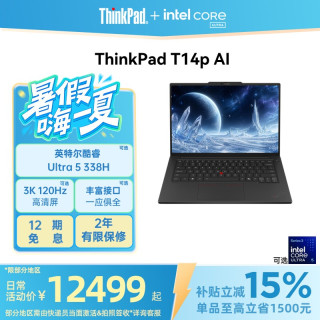 国家补贴、移动端：ThinkPad T14p 英特尔酷睿三代 32GB+1TB 笔记本电脑
