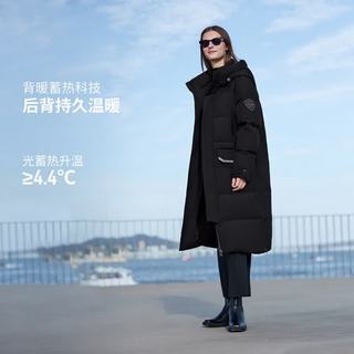 坦博尔 TBF550820D 鹅绒加厚保暖 黑色 L(170) 女士羽绒服