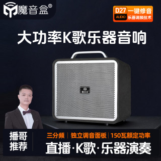 （升级版）魔音盒D27大功率150瓦户外专业乐器弹唱蓝牙音响带重低音