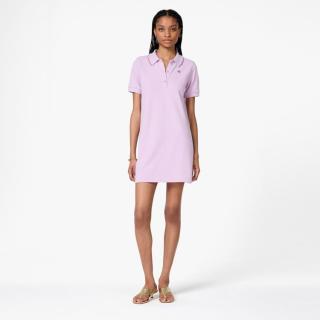 Kate Spade 七夕节礼物品牌自营时尚轻奢POLO荷叶边领ks黑桃标志连衣裙