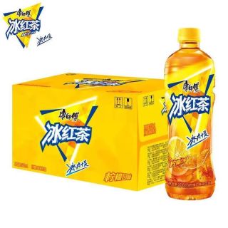 百亿补贴：康师傅 冰红茶500ml*12瓶柠檬味经典冰镇解腻茶饮料新鲜整箱批发
