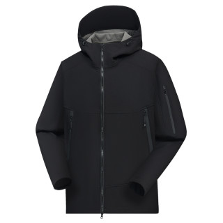 户外运动情侣款8802冲锋衣男女休闲防风防水登山服加绒连帽外套