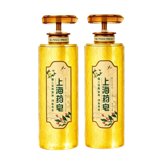 上海药皂 硫磺温泉液体香皂 佩兰精油 620g*2