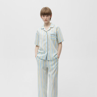 蕉内 丝丝515Home家居服女款胸垫夏男天丝睡衣