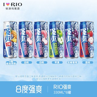 锐澳 预调酒鸡尾酒强爽 330ml*6罐8度果酒甜酒洋酒