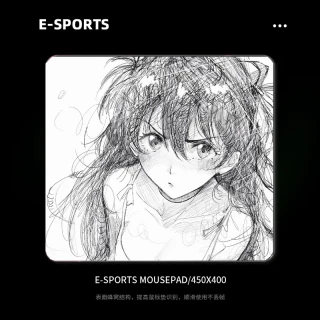 白恋漫画风二次元FPS电竞瓦CS游戏中性现货鼠标垫