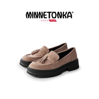 MINNETONKA 软底厚底 女士乐福鞋