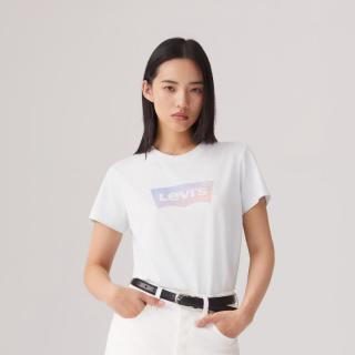 限尺码：Levi's 李维斯冰酷系列夏季款女士白色短袖T恤002YQ
