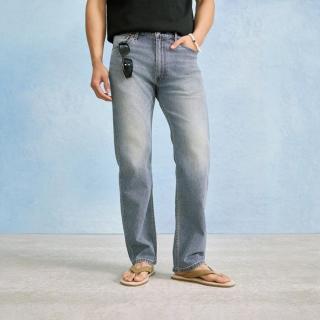 Levi's 李维斯冰酷系列26春夏新款男士凉感防晒555宽松直筒牛仔裤