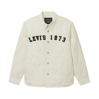 Levi's 字母印花翻领夹棉夹克