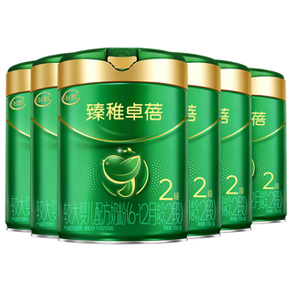 飞鹤臻稚卓蓓有机婴儿配方奶粉2段 8倍乳铁蛋白HMO益生菌 700g*6罐