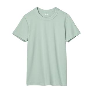 优衣库 483456 圆领短袖T恤 草绿色 2XL