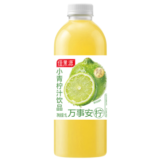 佳果源 小青柠汁饮品含NFC青柠汁 酸甜可口清新解腻家庭聚餐柠檬汁饮料 1L*2瓶