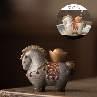 艾格辰 变色招财唐马茶宠
