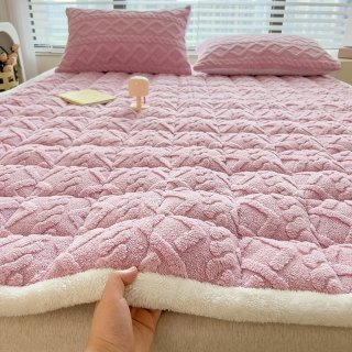 牛奶绒床垫垫褥冬季床褥垫保暖加厚软垫家用垫被毛毯垫子加绒褥子