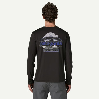 Patagonia 男士Cap Cool Daily 户外运动长袖C1速干T恤45496/45453/45494 45494-BLK黑色 M
