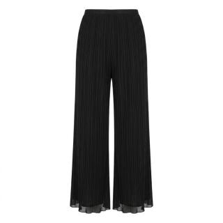 Massimo Dutti 女式时尚潮流设计感压褶纯色简约百搭宽松休闲阔腿裤