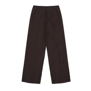 Massimo Dutti 女式简约纯色百搭时尚宽松舒适通勤休闲长裤
